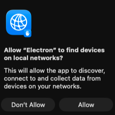 allow local network